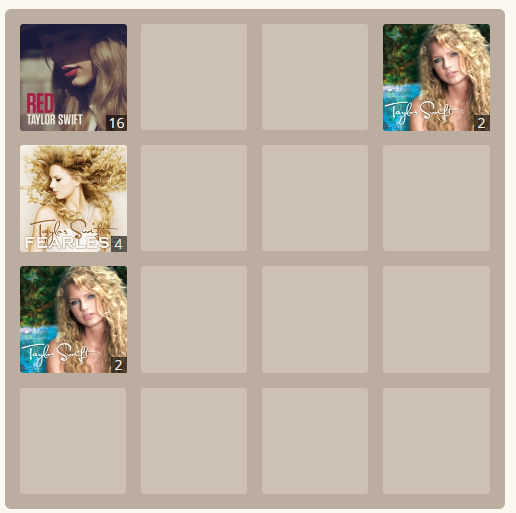 2048 taylor swift albums