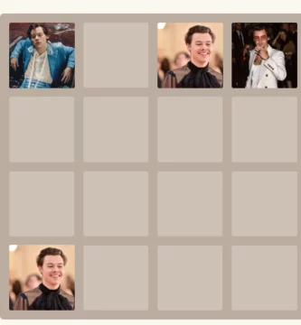 Harry Styles 2048 game