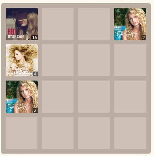 Taylor Swift 2048 Unblocked - Play Online